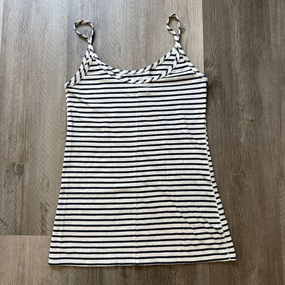 Abercrombie & Fitch Long Tank Navy White Stripe XS Stretchy - Picture 8 of 12